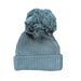 Knit Pom Hat - Deep Slate