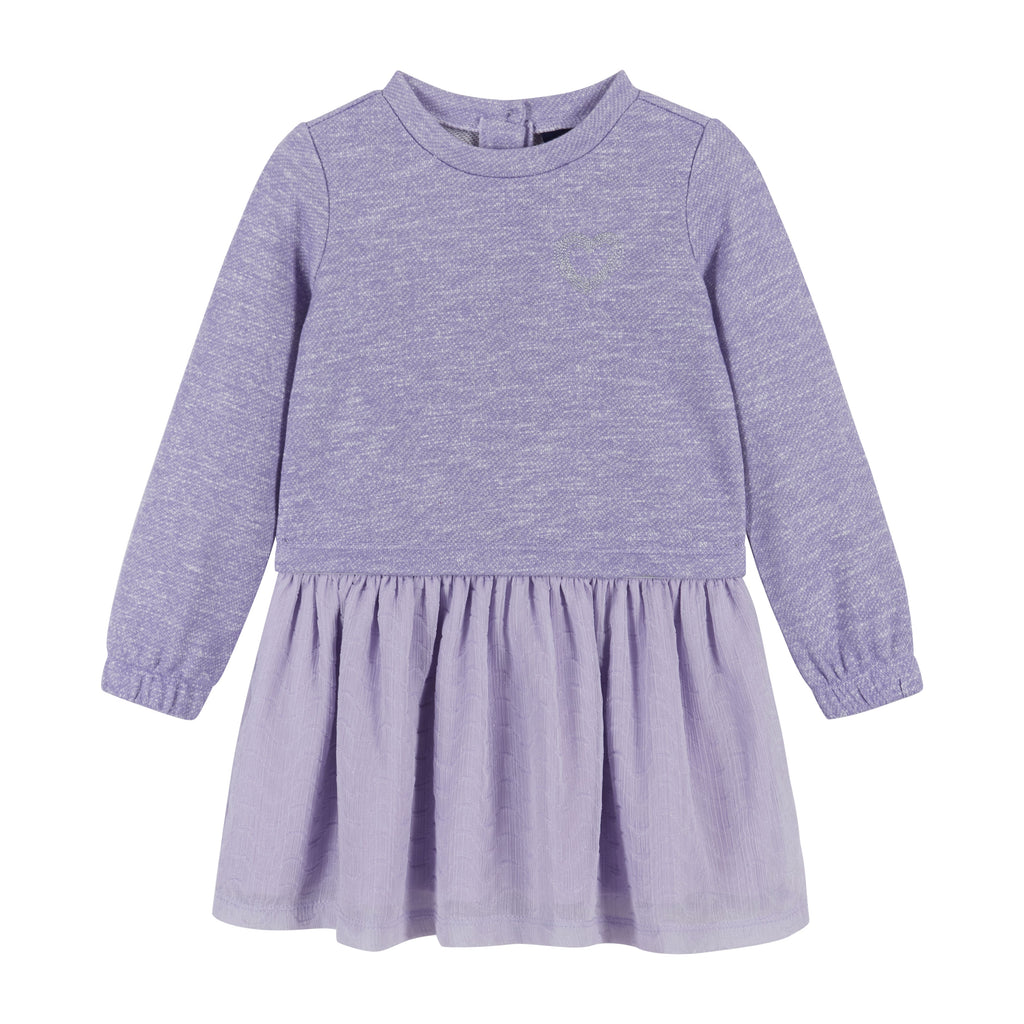 Purple Heart Two-Fer Dress | Purple
