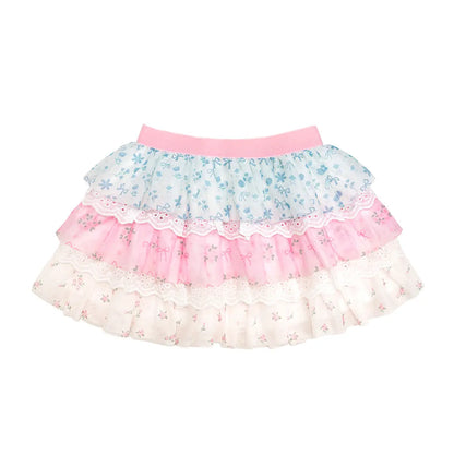 Floral & Lace Tiered Tutu