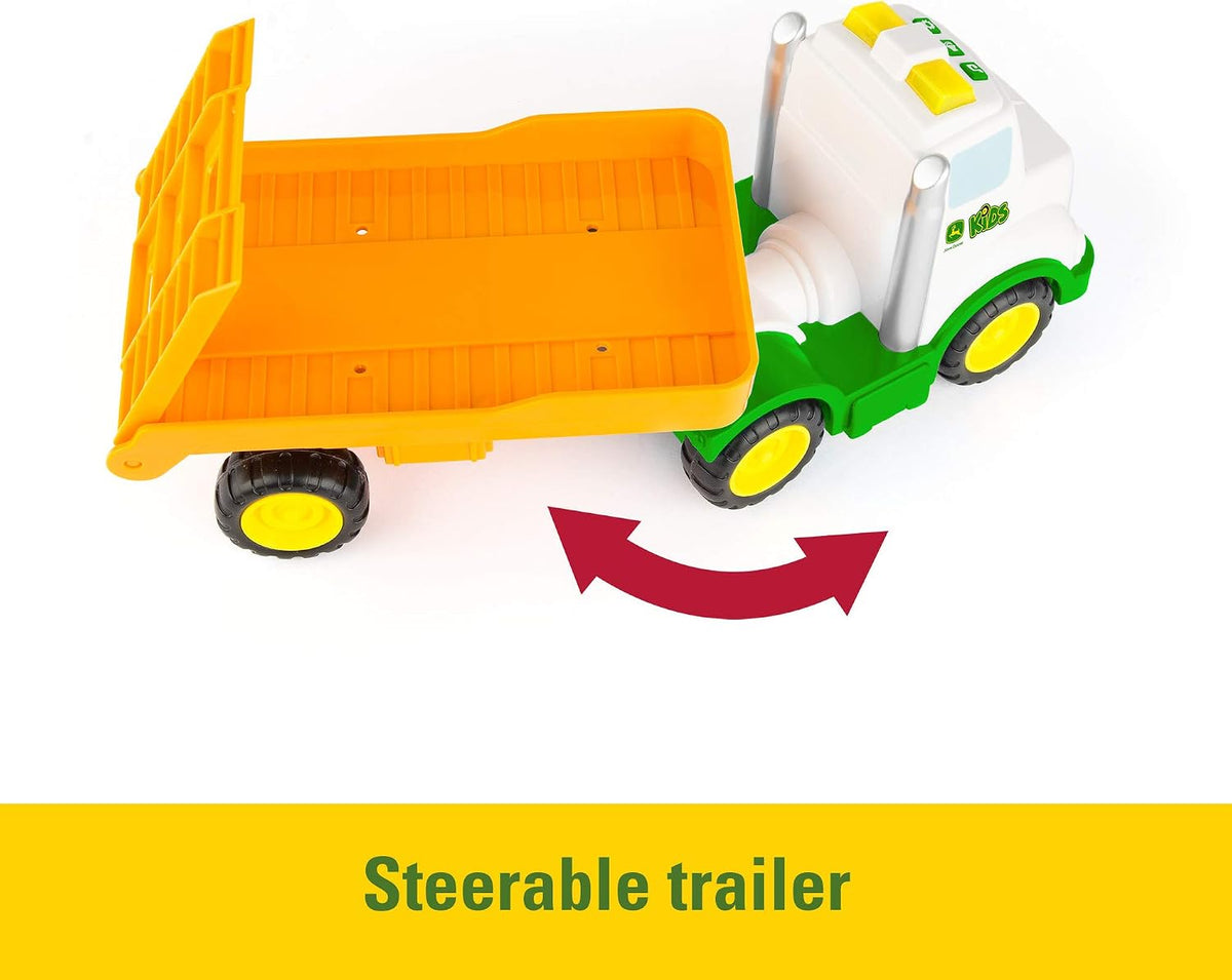 TOMY John Deere Farmin' Friends Hauling Set - Lights and Sounds