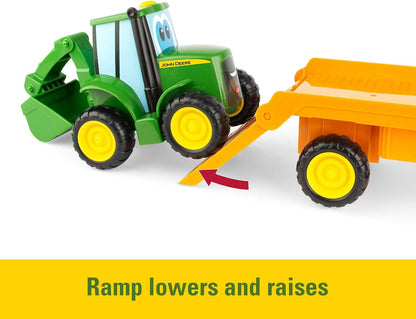TOMY John Deere Farmin' Friends Hauling Set - Lights and Sounds
