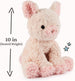 GUND Cozys Collection Pig Plush, Pig Stuffed Animal