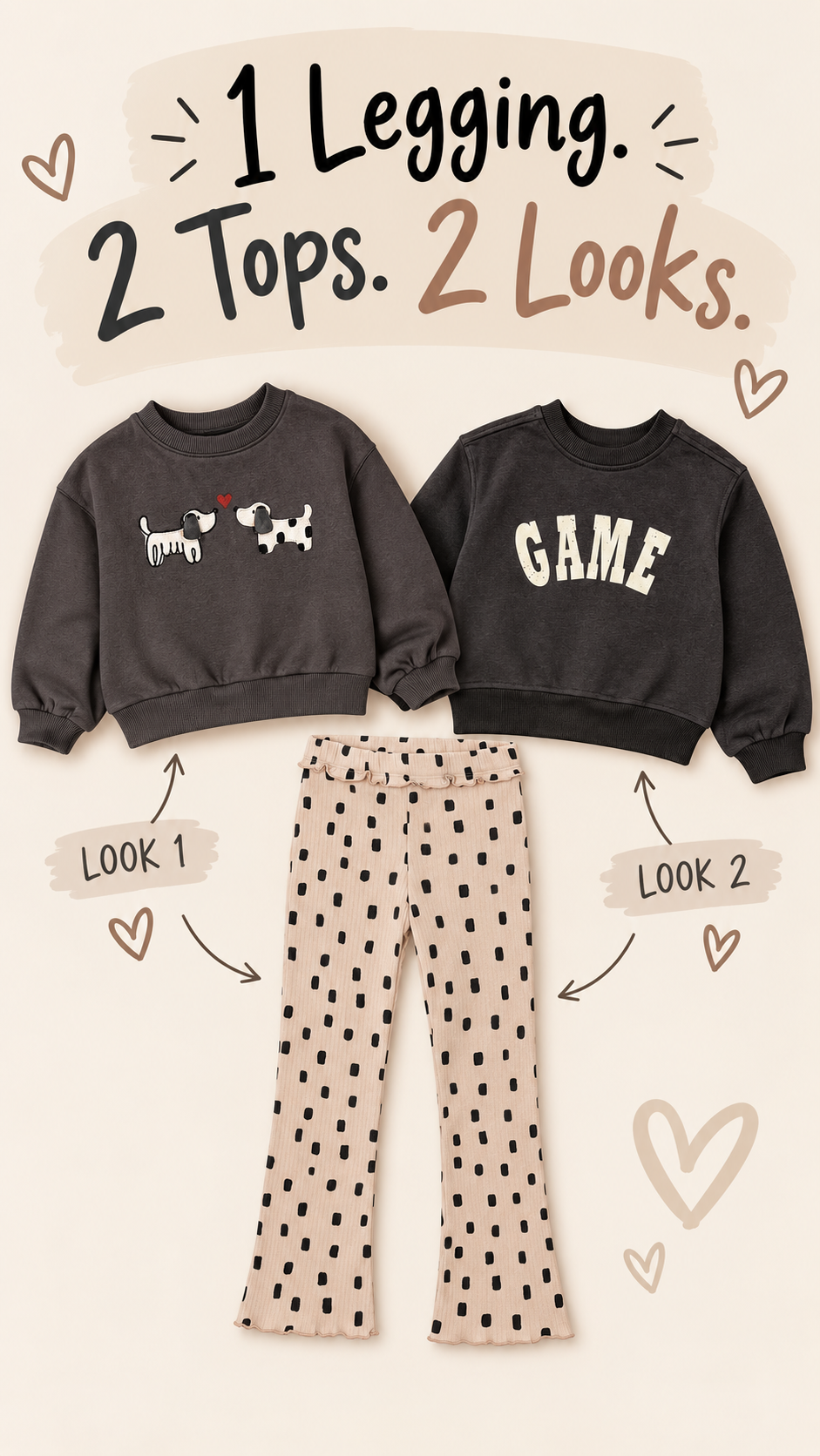 Babysprouts Boxy Sweatshirt - Game