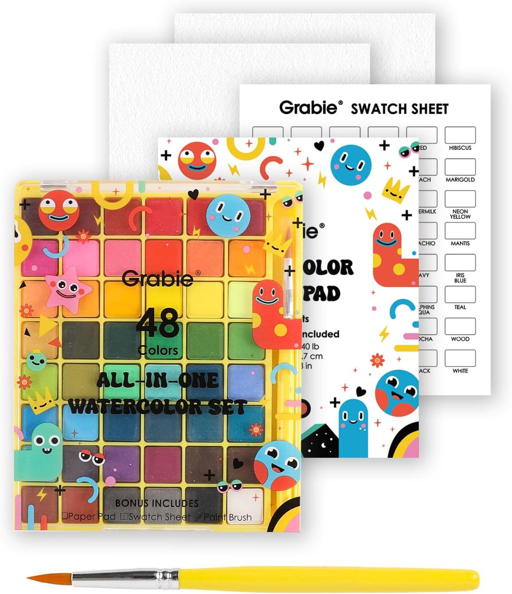 All-In-One Watercolor Set of 48