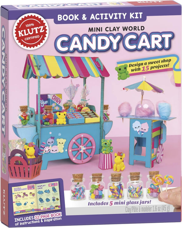 Klutz Mini Clay World Candy Cart Craft Kit