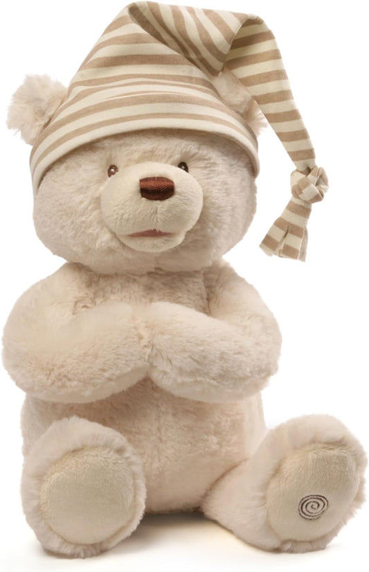 GUND Animated Goodnight Prayer Bear Spiritual Plush Stuffed Animal, 15"
