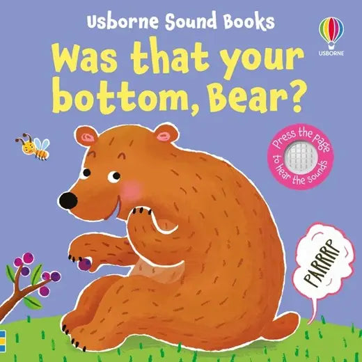 Was That Your Bottom, Bear? Sound Book: Usborne