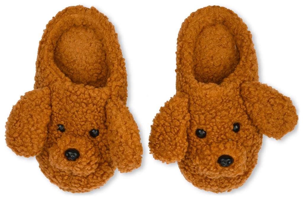 Fluffy Dog Furry Slippers