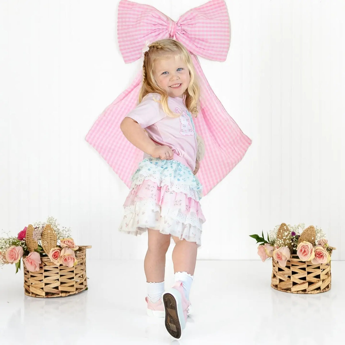 Floral & Lace Tiered Tutu