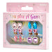 You're A Gem Clip On Earring Set