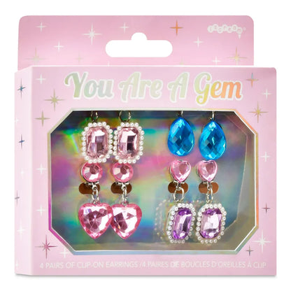 You're A Gem Clip On Earring Set