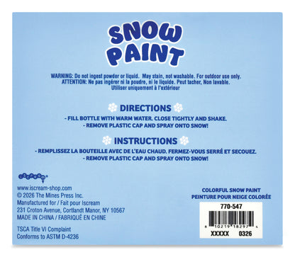 Colorful Snow Paint