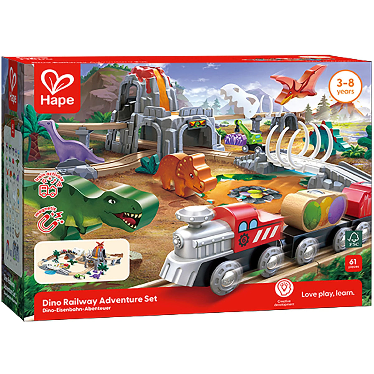 Hape: Dinosaur Railway Adventure Set (LOCAL PICK UP ONLY)