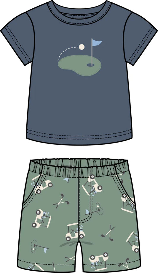 GOLF TOP WITH PRINT SHORT