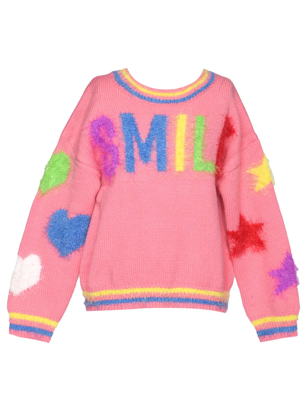 Smile Fuzzy Sweater