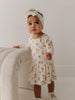 BABY GIRL LONG SLEEVE BODYSUIT DRESS SET - MEADOW BLOOM
