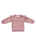 GIRLS RUFFLE SWEATSHIRT - Cheeta