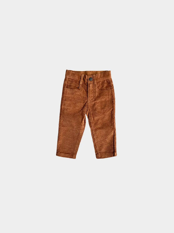 Boy's Corduroy Pants - Clay