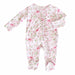 Bows in Bloom Ruffle Zipper Footie