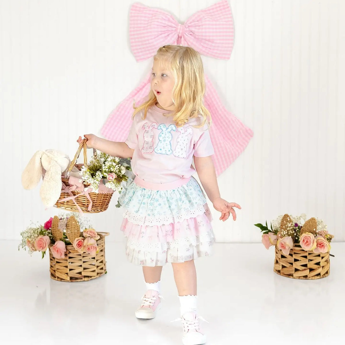 Floral & Lace Tiered Tutu