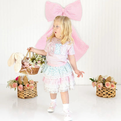 Floral & Lace Tiered Tutu