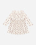 RUFFLE COLLAR DRESS RUBY BLOOM