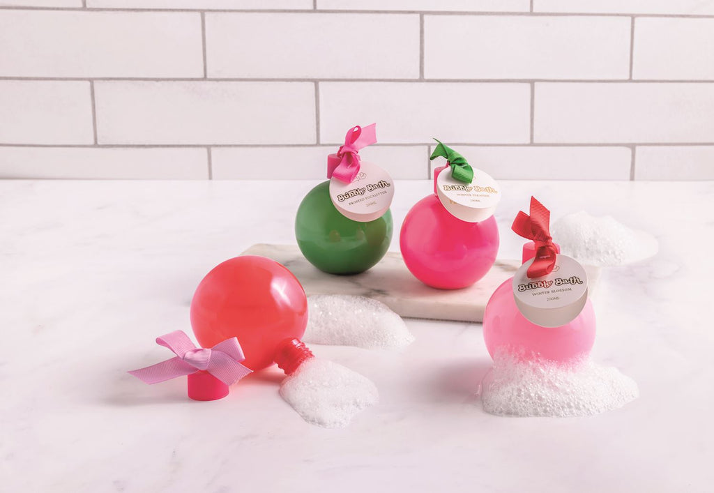 Holiday Bubble Bath Ornaments