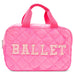 Ballet Quilted Large Cosmetic Bag