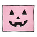 Pink Jack-O-Lantern Chenille Blanket