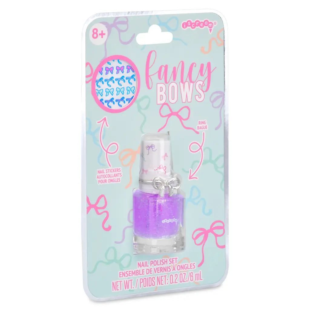 Fancy Bows Nail Polish & Ring Set