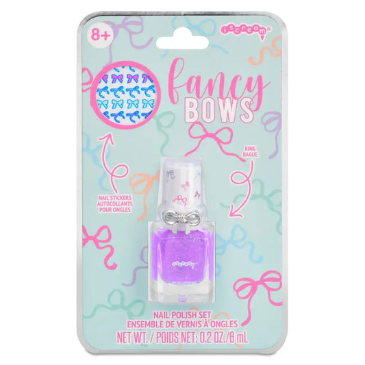 Fancy Bows Nail Polish & Ring Set