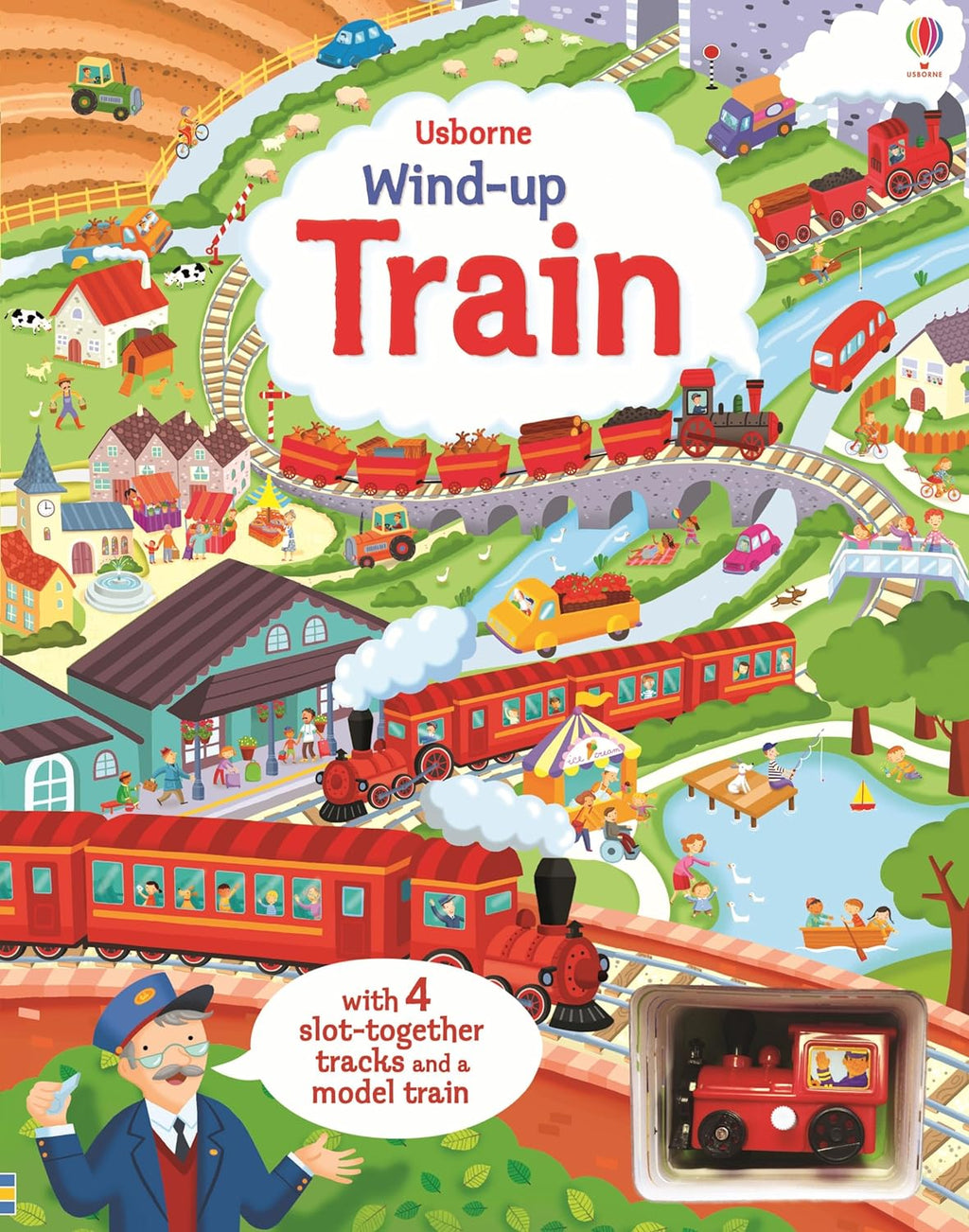 Wind-up Train Board book