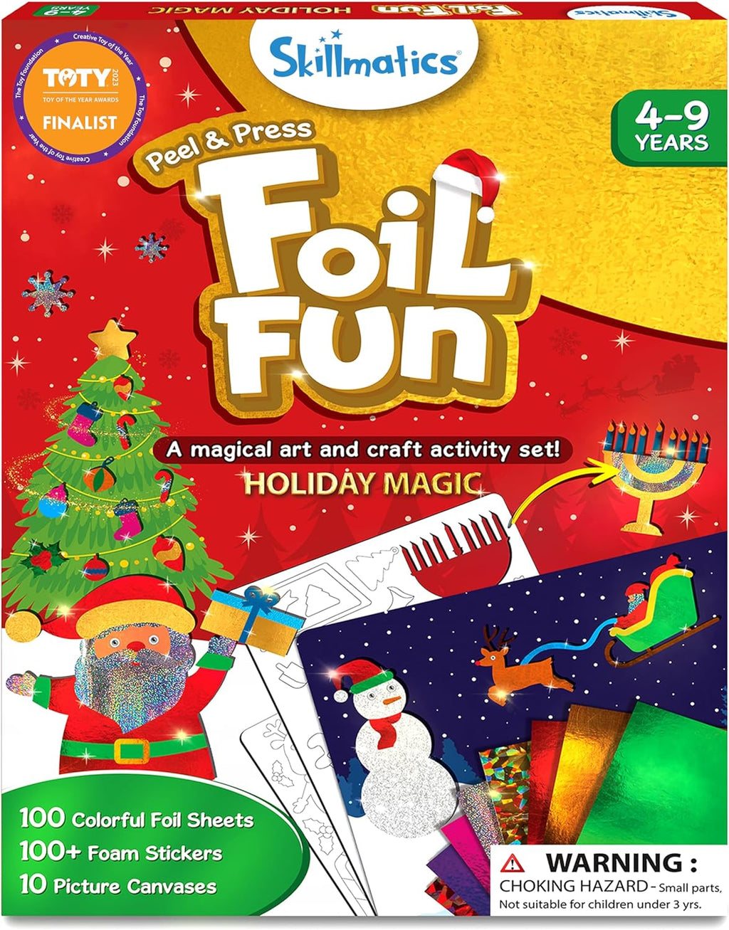 Foil Fun: Holiday Magic | No Mess Art Kit (ages 4-9)