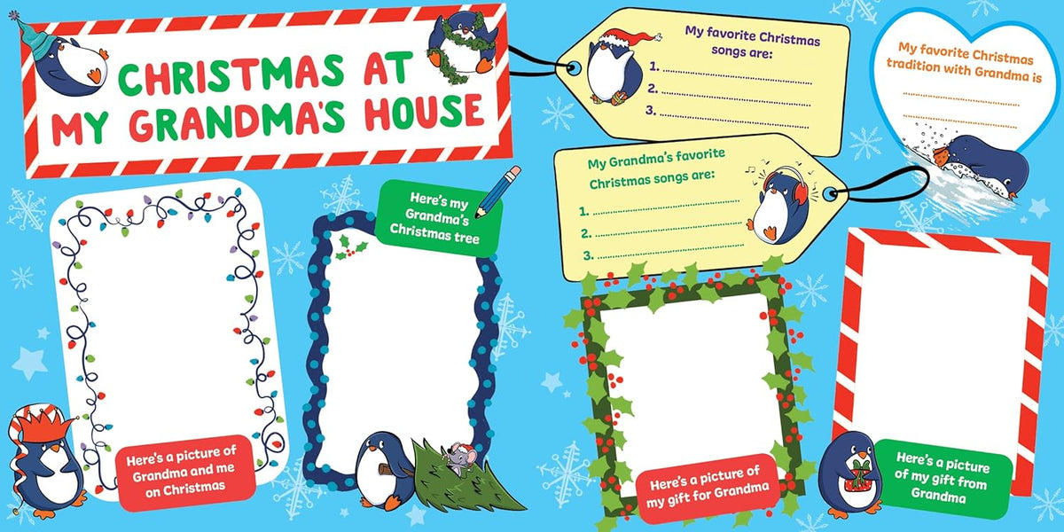 Christmas at My Grandma's House: A Grandma-and-Me Holiday Activity