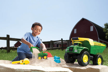 John Deere Durable Construction Vehicles Toy for Kids, Big Scoop Dump Truck, 21 Inch