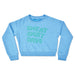 Sweatshirt Days Bright Blue Basic Crew Neck Sweatshirt