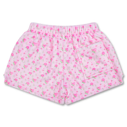 Pretty in Pink Plush Shorts