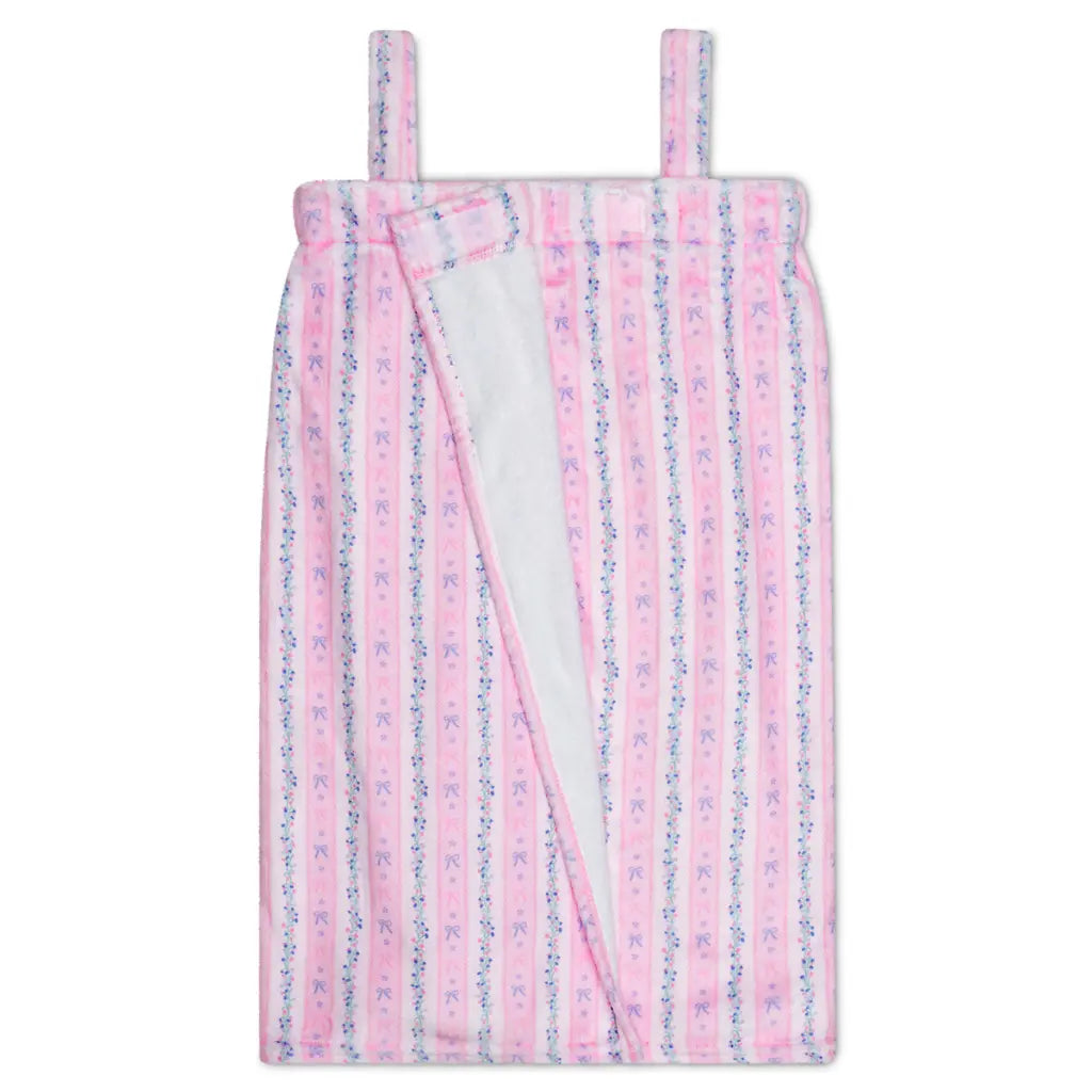 Floral Stripes Spa Wrap