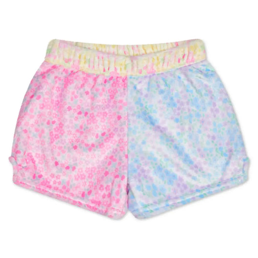 Ditsy Patchwork Plush Shorts