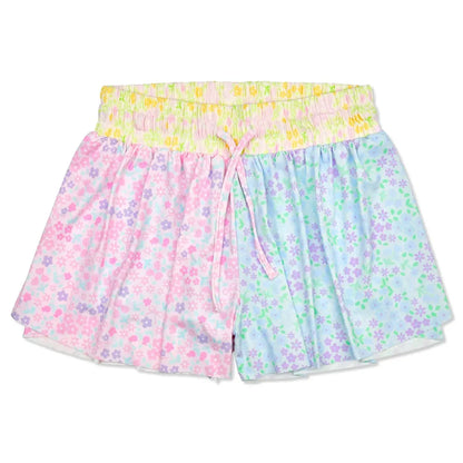 Ditsy Patchwork Butterfly Shorts