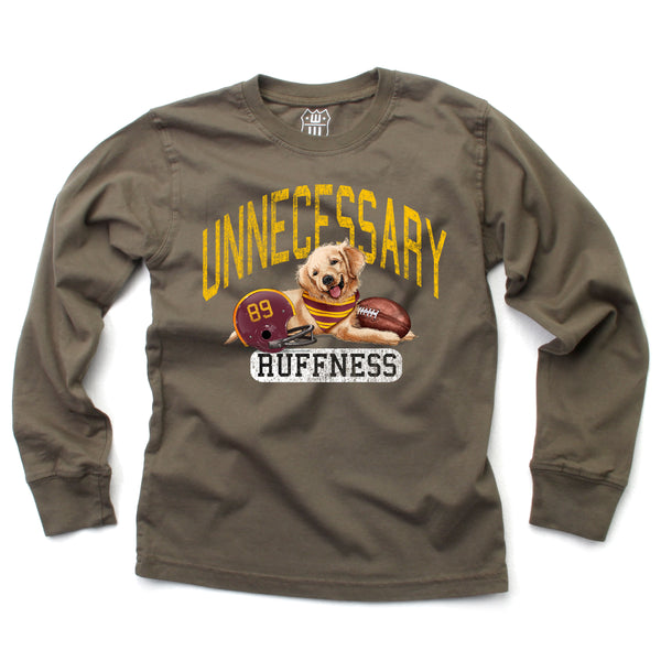 Unnecessary Ruffness LS Tee OD Green