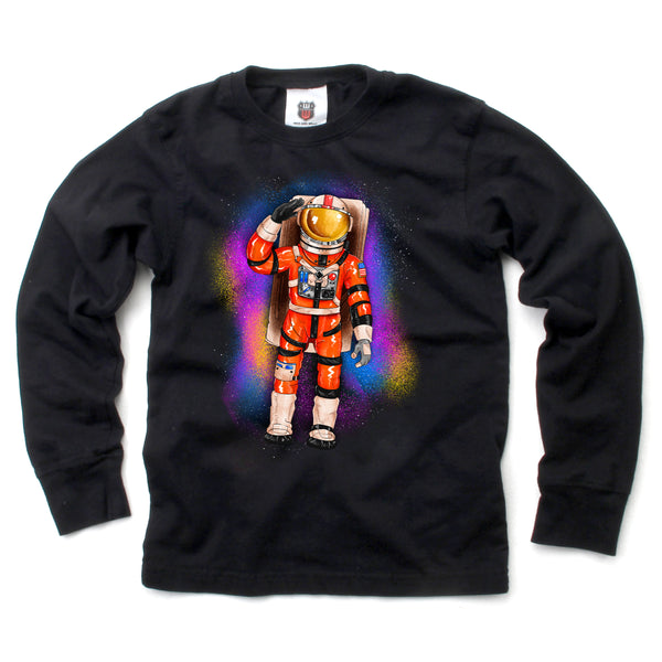 Astronaut LS Tee Black
