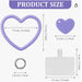 New Heart Universal Phone Silicone Wristlet Lanyard Keychain