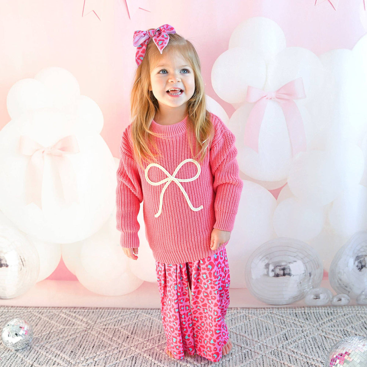 Pink Bow SWEATER