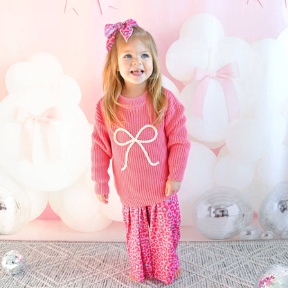 Pink Bow SWEATER