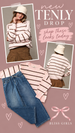 SWEATER: STRIPE JUMPER - Pink Stripe