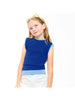 Color Blocked Sleeveless Layered Top - Blue