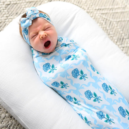 Savannah SWADDLE Swaddle + Topknot Headband