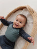 BABY BOY LONG SLEEVE RAGLAN BODYSUIT