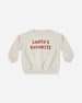 RELAXED SWEATSHIRT SANTA'S FAVORITE